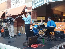 Distant Thunder Jazz Quartet performing in Silver Spring, Maryland