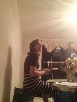 Drummer from Distant Thunder Jazz Combo